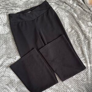 Maurices Classic Black Pull On Pants Size Medium Flare Leg